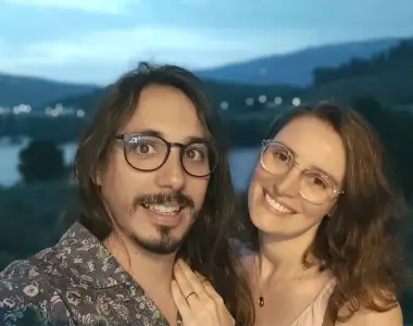 Ana e o João no Peso da Régua